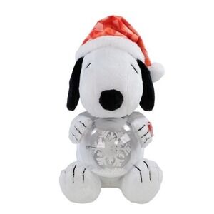 Peanuts New 2025 Ruz Christmas Animated Snoopy Plush 12" Music & Lights